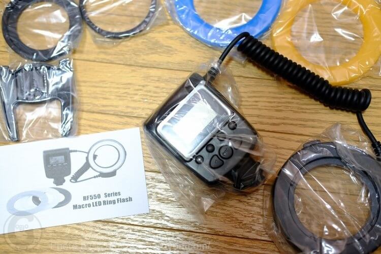 Andoer RF-550Dの付属品